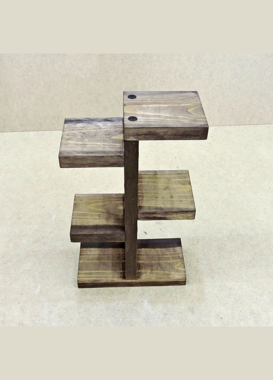 Підставка для квітів з дерева Валенсія мокко (ЦВП-000310) No Brand (328225261)