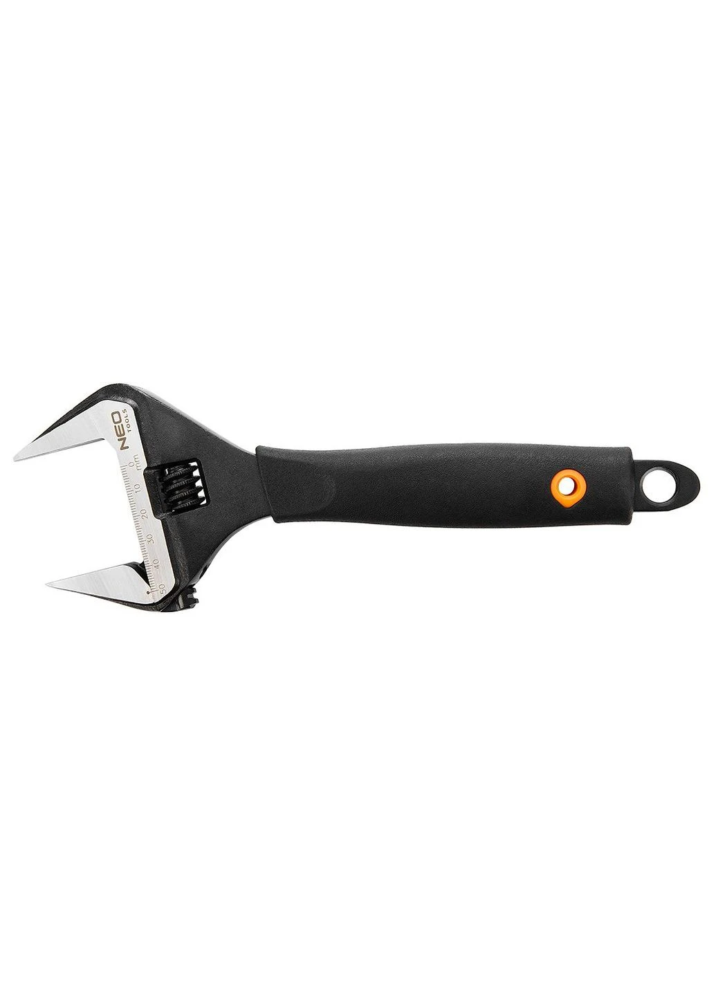 Регулируемый ключ, кованый, CrV, 250мм, рабочий диапазон 0-50мм Neo Tools (387371204)