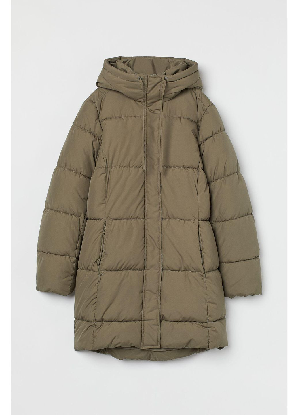Темно-зелена куртка зима,болотний, H&M