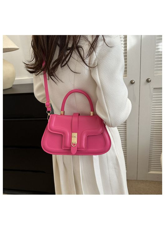 Женская сумка 8404 кросс-боди розовая на ремешке No Brand (306709412)