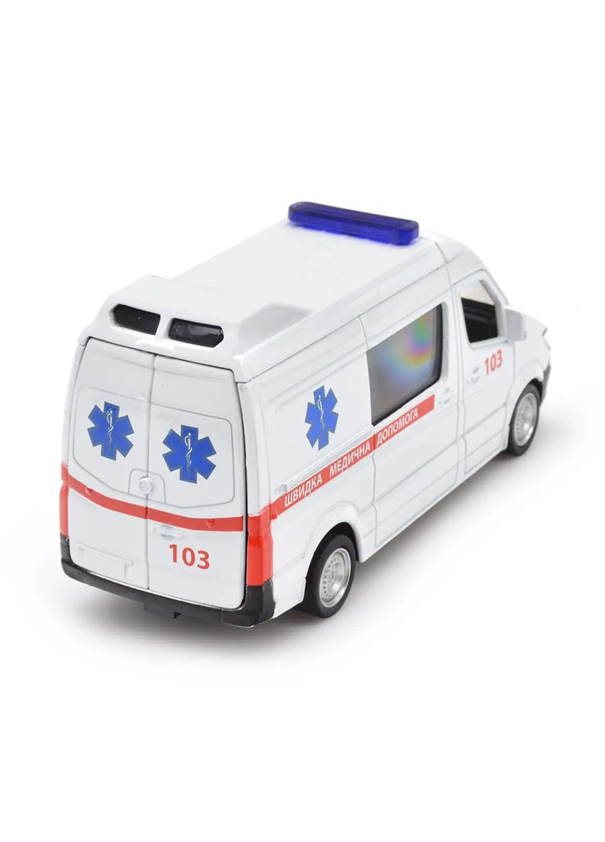 Автомодель Mercedes Benz Sprinter Швидка допомога, 1:32, білий () TechnoDrive 250344U (331860339)