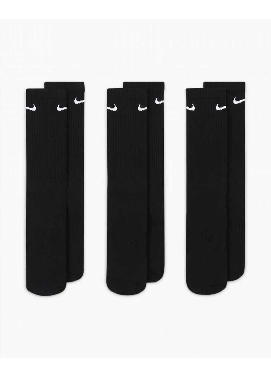 Шкарпетки U Everyday Cush Crew (3 пари) Black SX7664-010 Nike (397855436)