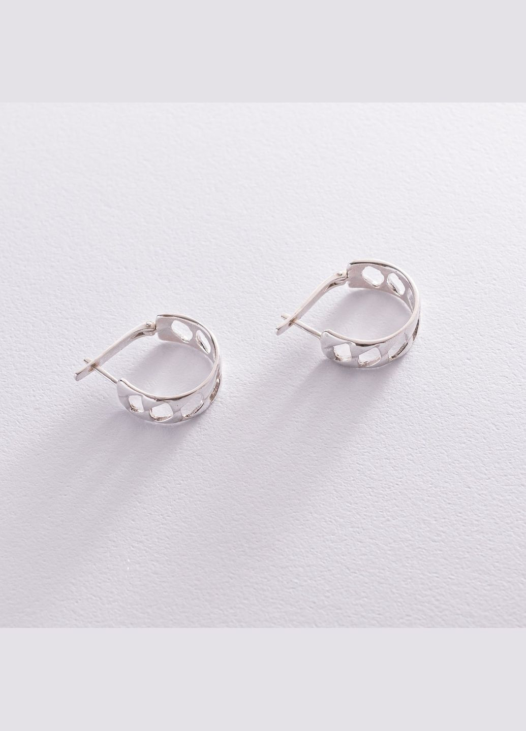 Серебряные серьги Ромбы 123057 Oniks (264024382)