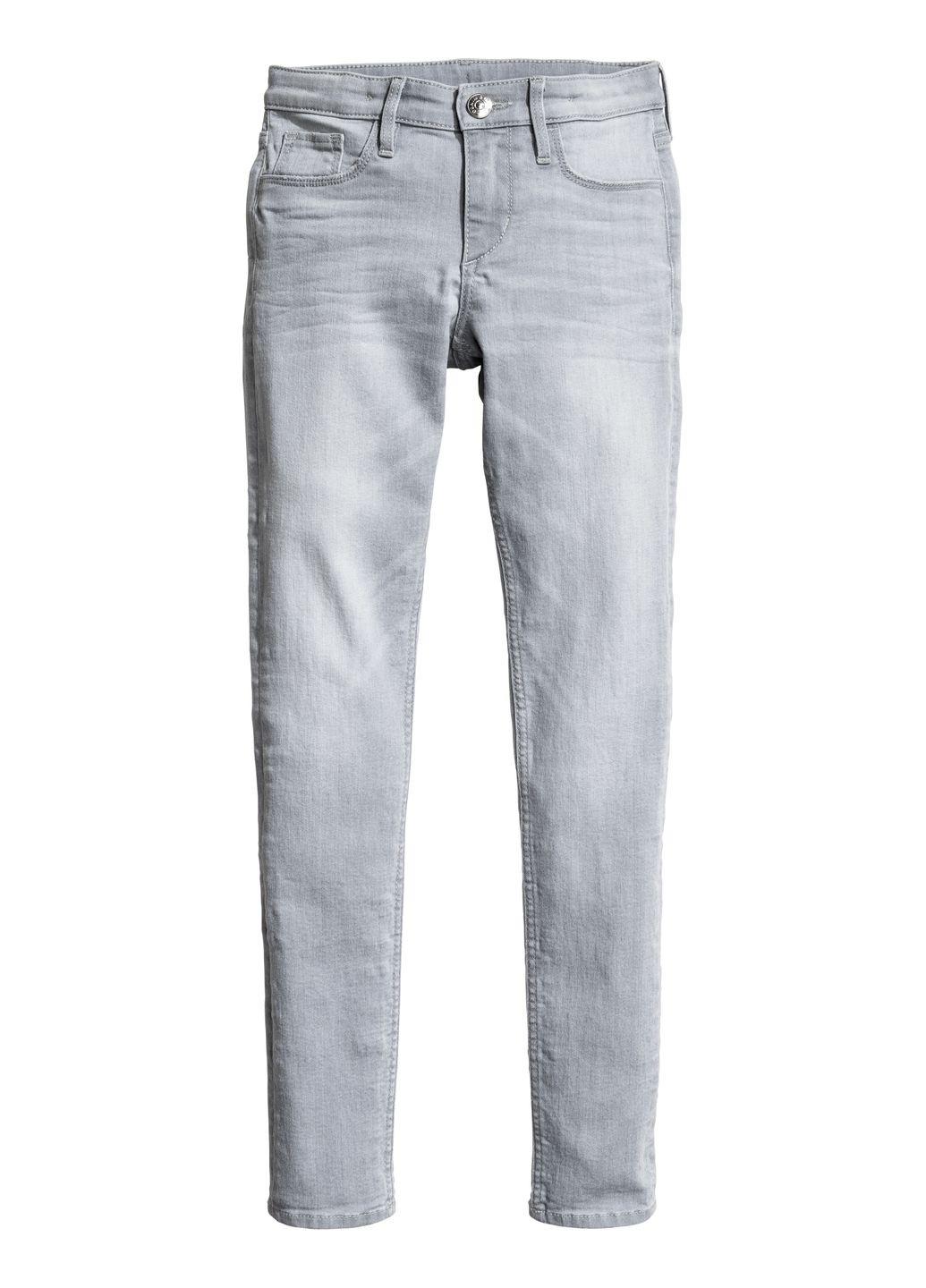 Светло-серые джинсы,светло-серый, H&M