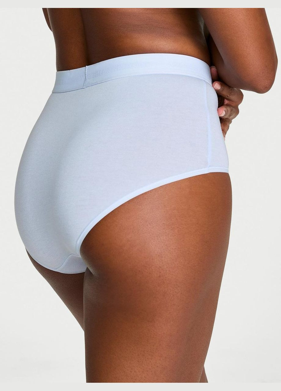 Жіночі трусики Logo Cotton Brief Light Blue блакитні Victoria's Secret (335806531)
