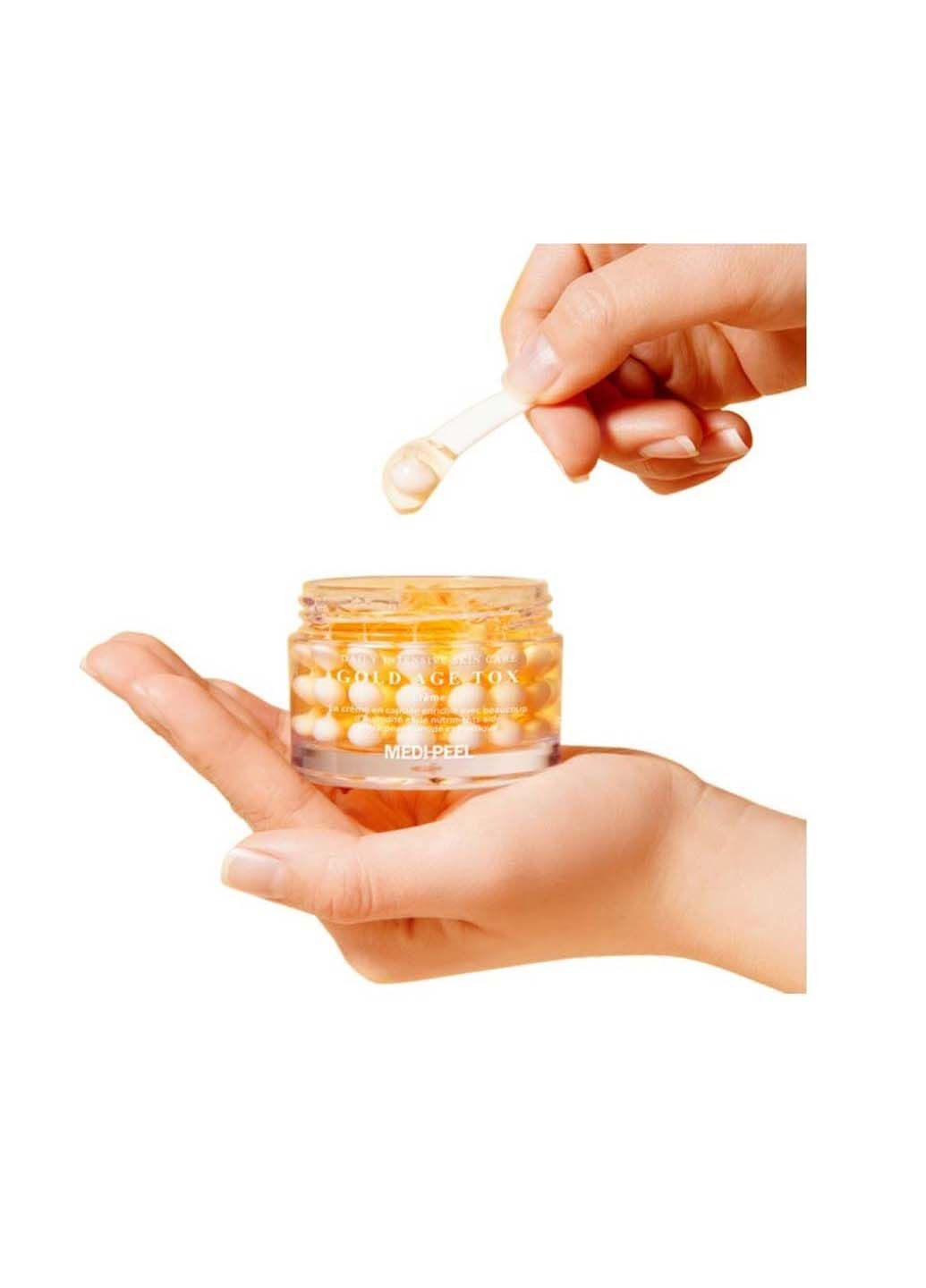 Medi-Peel Омолоджуючий капсульний крем з екстрактом золотого шовкопряда Gold Age Tox Cream 50 мл — Крем, Південна Корея (317191870)