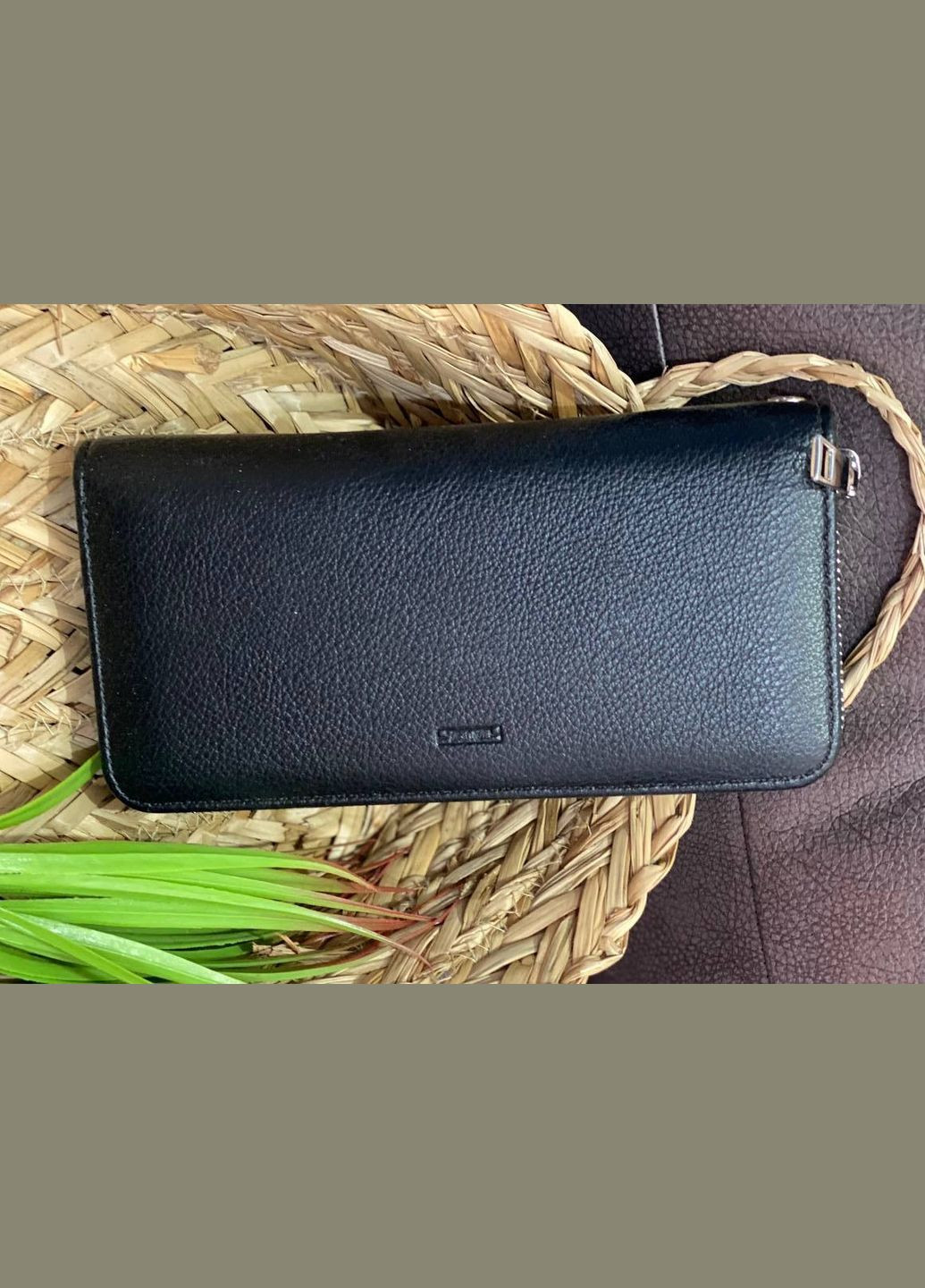 Жіночий гаманець з еко-шкіри чорного кольору 32477 Fashion (338187935)