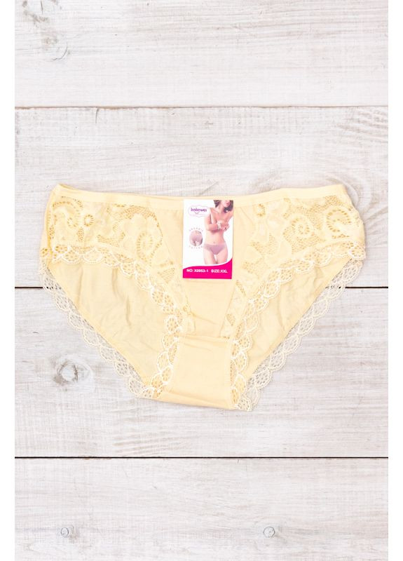 Жіночі труси однотонні з мереживом (p-18117) Носи своє (363043471)