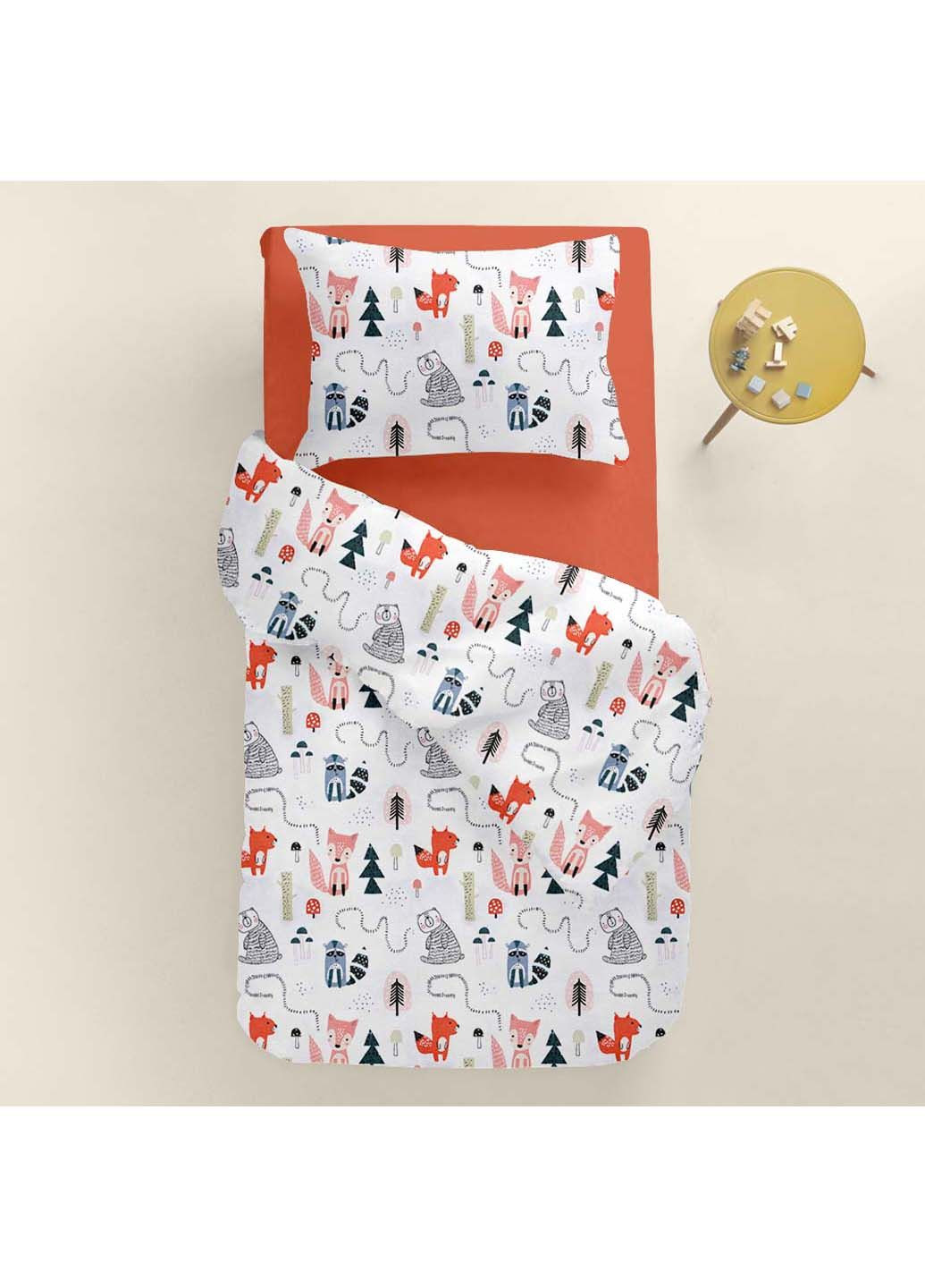 Дитяча постільна білизна в ліжечко ANIMALS CS3 110х140 см Cosas (307476569)