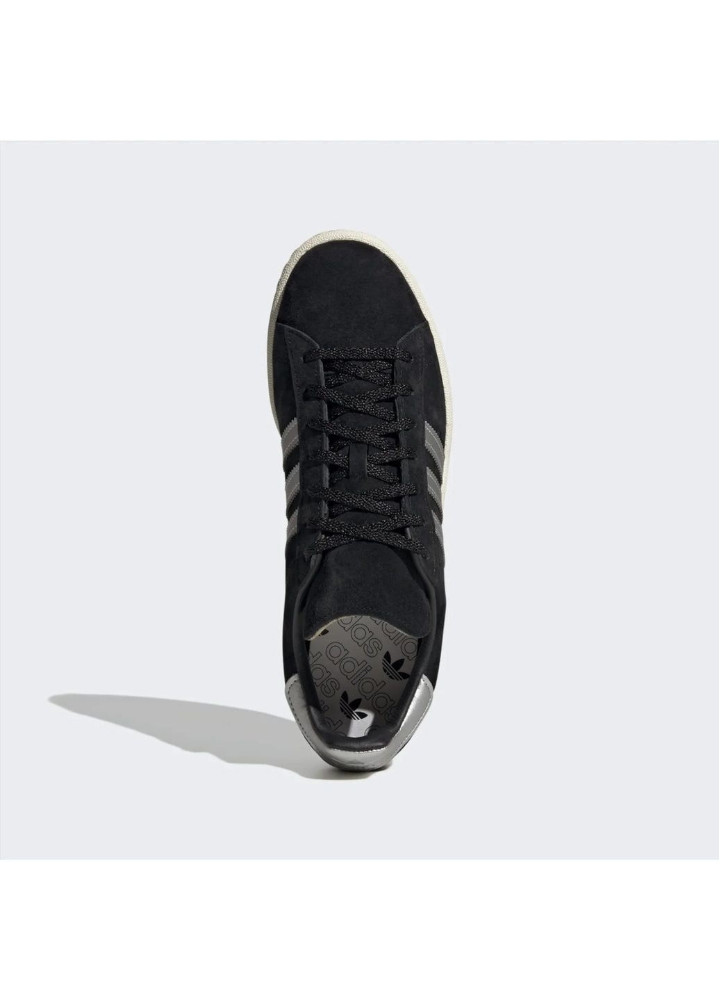 Чорні всесезонні кросівки унісекс campus shoes black gx7330 adidas
