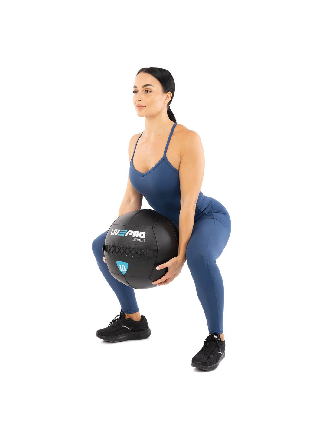 М'яч набивний медичний для кросфіту WALL BALL (вага 10 кг) LP8103-10 LiveUp (367617759)