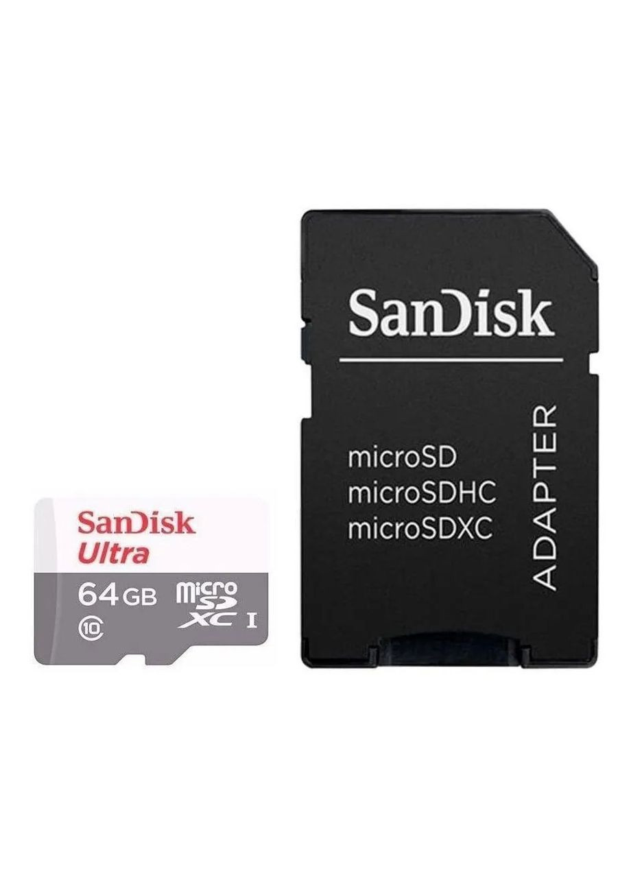 Карта пам'яті 64ГБ Class 10 microSDXC Ultra SDSQUNR064G-GN3MA SanDisk (316092827)