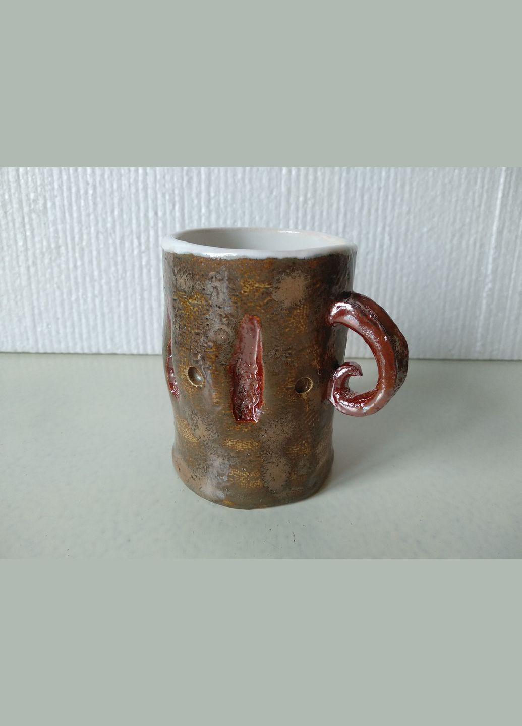 Керамическая чашка «Уютная старина» Коти&Ангели (301533076)