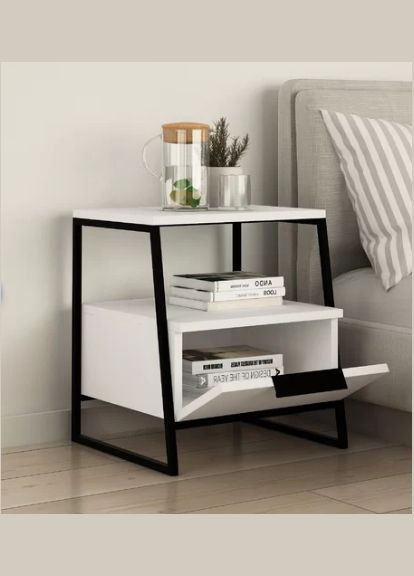 Прикроватная тумба из дерева Бикеле 60 венге-зефир (ПТМ-60161220) No Brand (328076631)