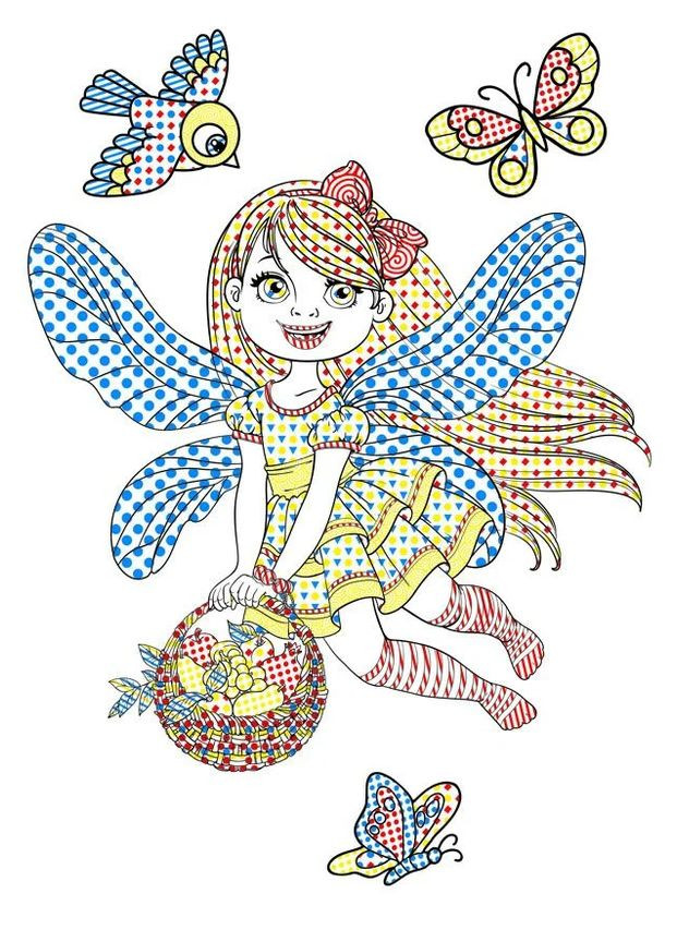 Очаровательные водяные раскраски. Цветочные феи Кристал Бук (370068995)