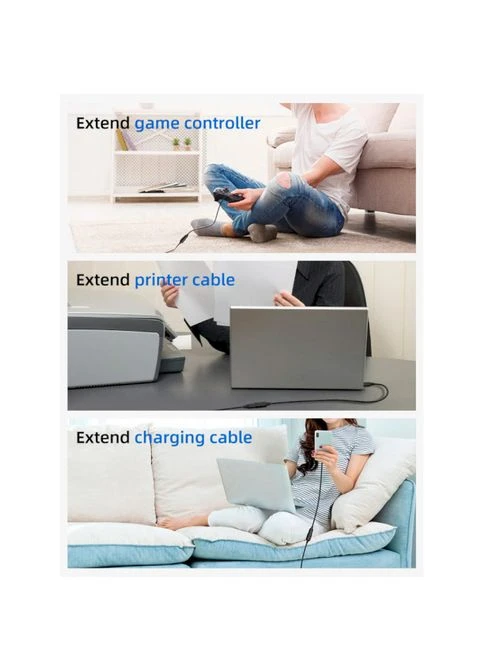 Подовжувач USB 3.0 AM - AF 2м Black (CA915408) CABLETIME (377473124)