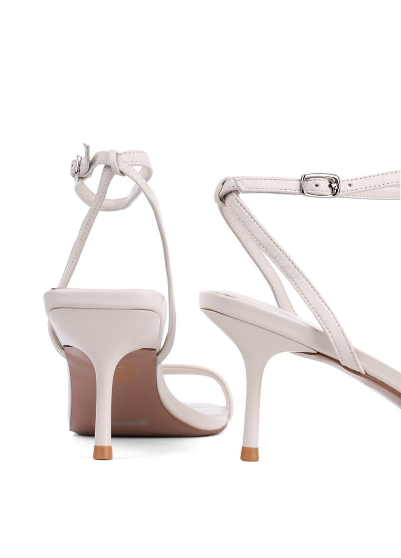 Молочные босоножки женские ml931-1-8 рисовая кожа MIRATON