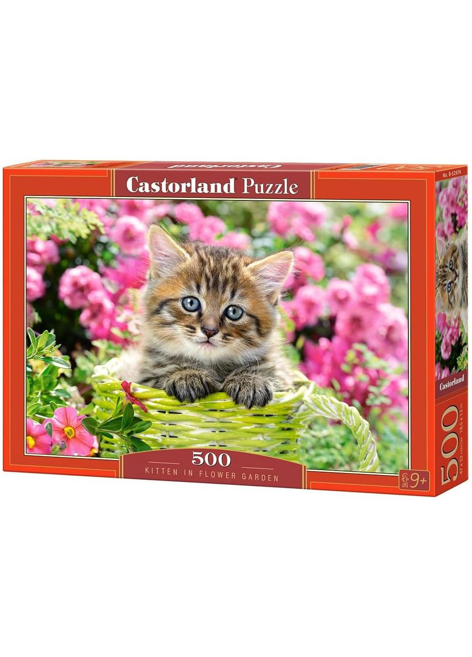 Пазл Кошеня в квітнику 500 деталей Castorland (322927961)