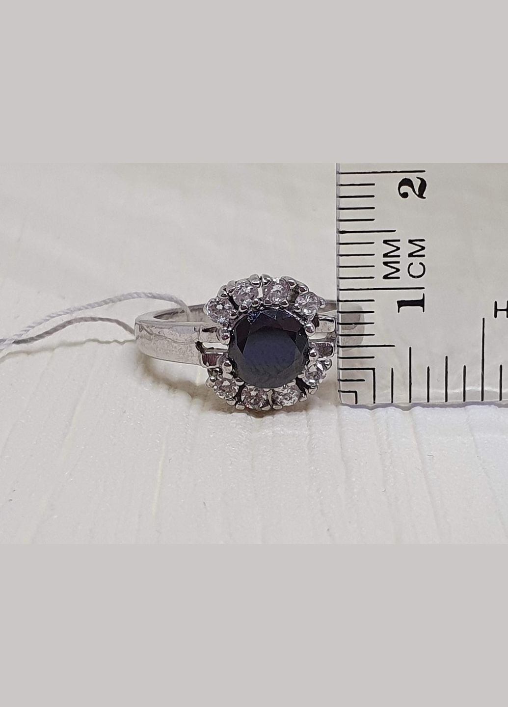 Срібне кільце з фіанітами. ФИ001 No Brand (315722024)