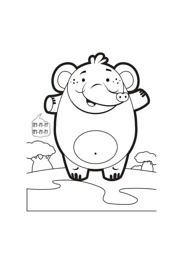 Детская книжка-раскраска "Кто сказал ри-ры?" Книжный Небоскреб 404041, 8 страниц No Brand (329897370)