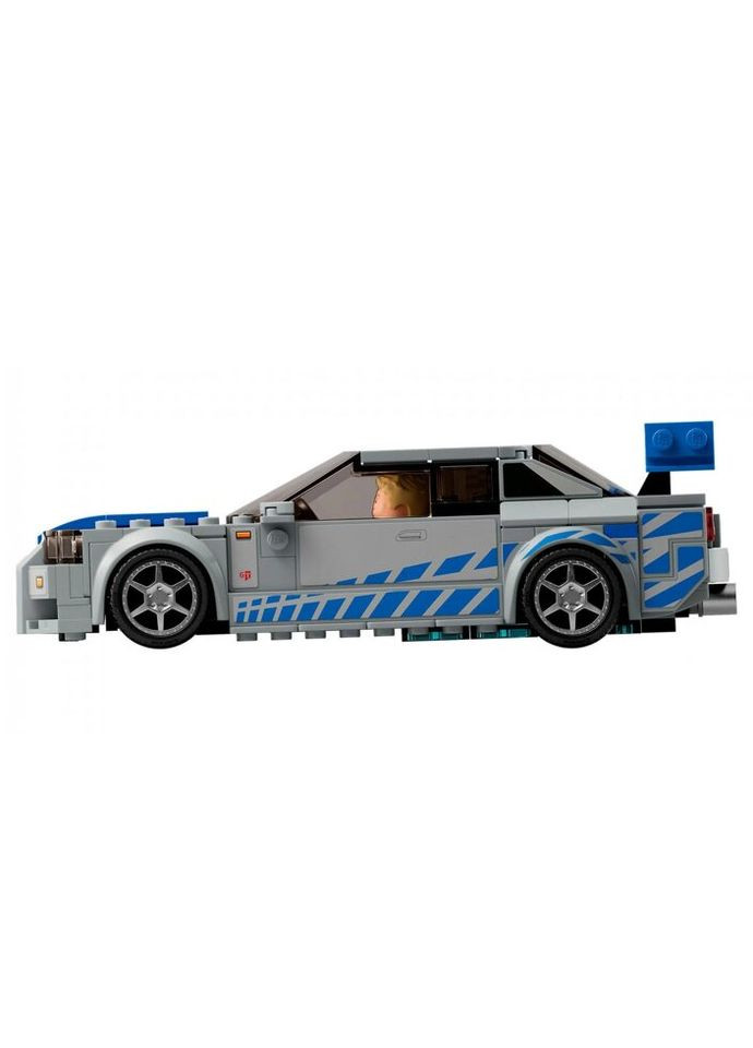 Конструктор Speed Champions "Подвійний форсаж" Nissan Skyline GT-R (R34) 319 деталей (76917) Lego (281425780)