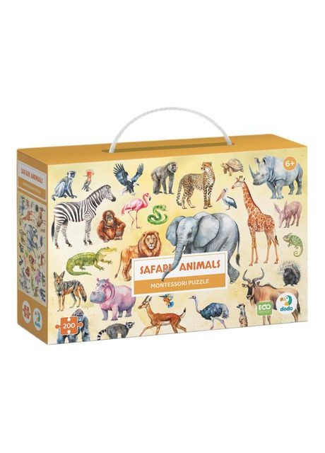 Пазл Монтессорі Тварини Сафарі 200 елементів (300628) Dodo (367060198)