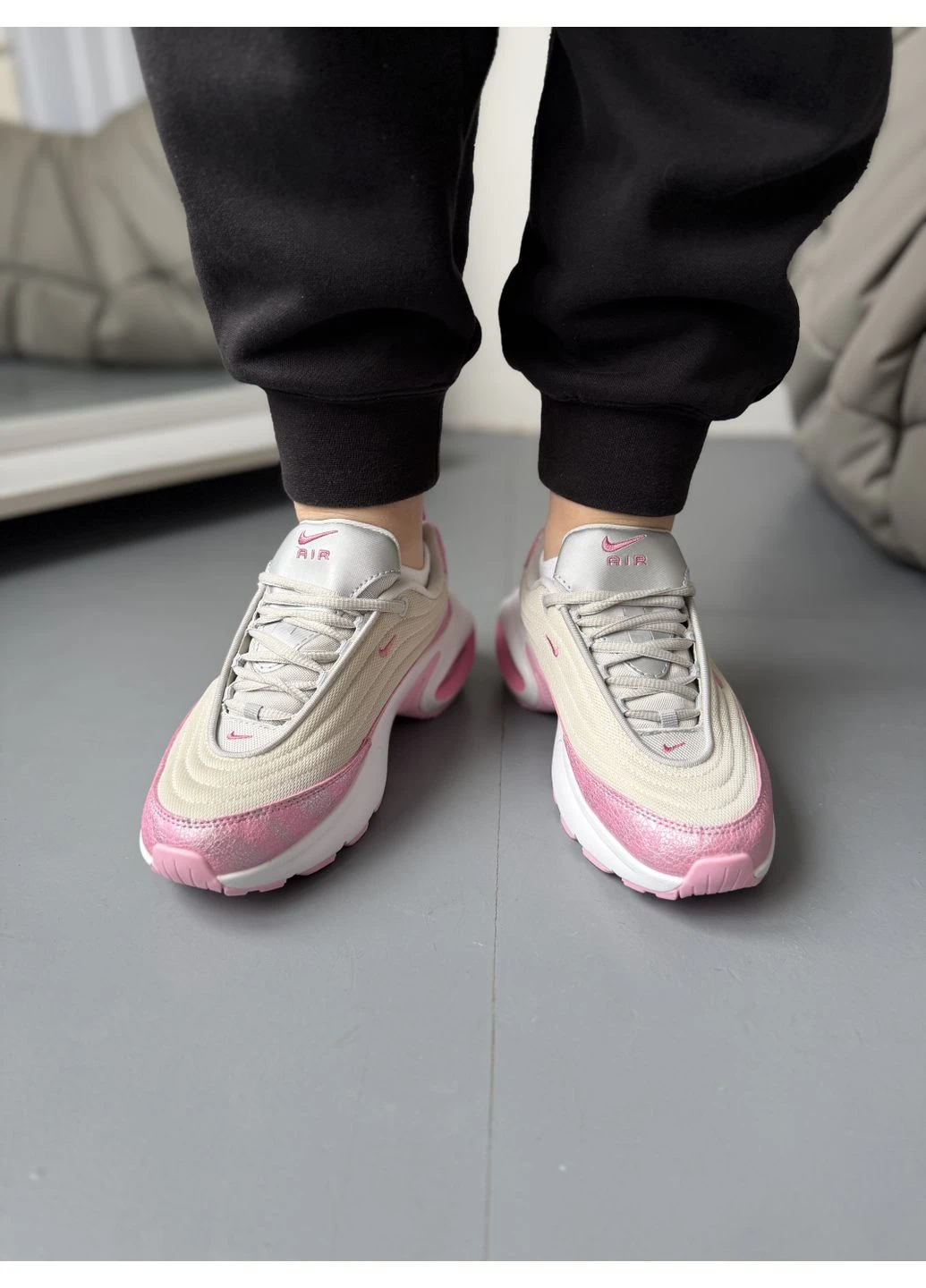 Рожеві літні кросівки nike air max portal pink найк аір макс портал рожеві No Brand
