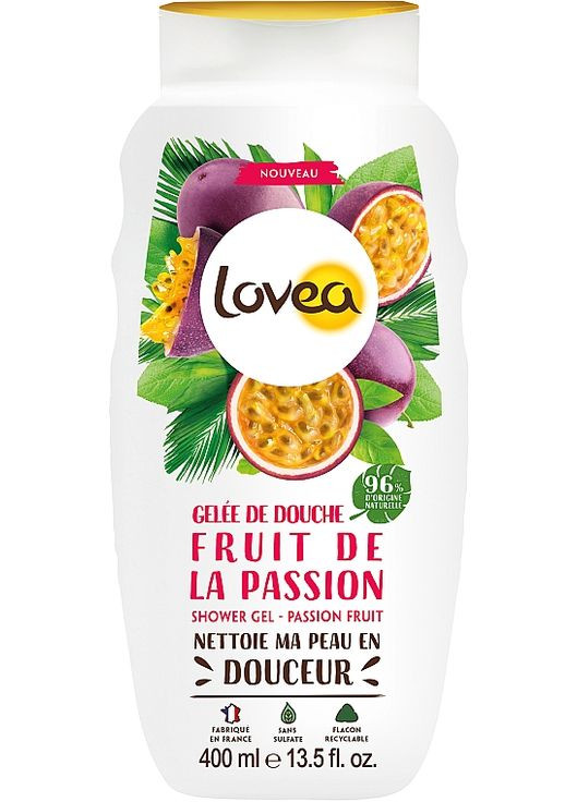 Гель для душа "Маракуя" Shower Gel Passion Fruit 400ml (1092413-31163274) Lovea (368663598)