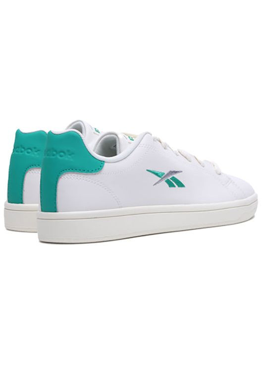 Цветные обувь unisex кеды 111024 ов белый с зеленым fw5764 сша 41(р) Reebok