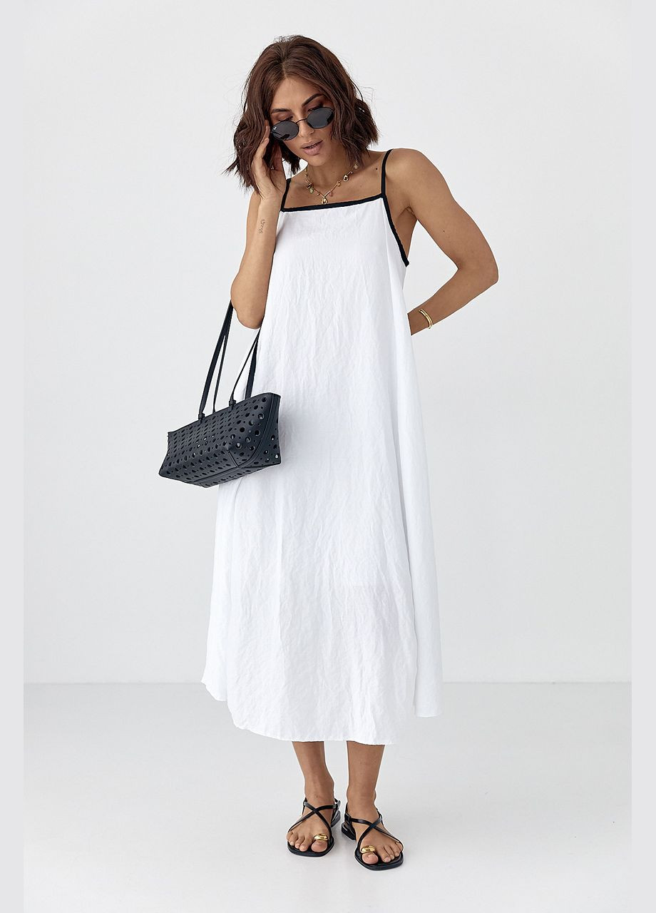 Жіночий однотонний сарафан Lurex (335401031)