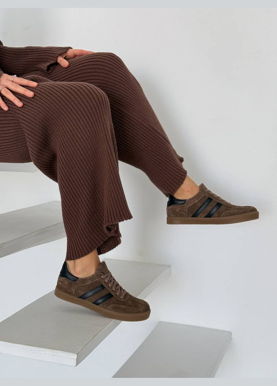 Коричневые кеды No Brand