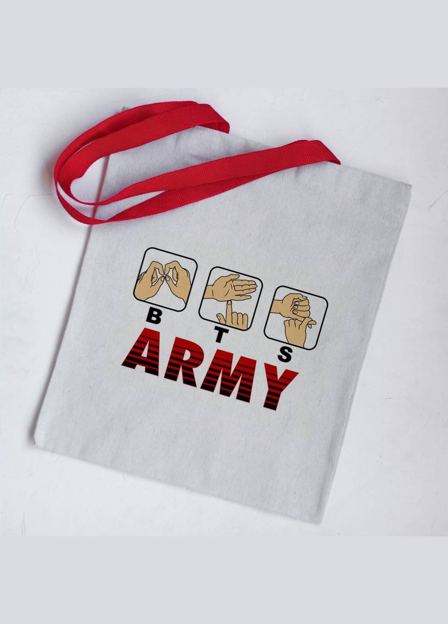 Эко сумка шоппер БТС BTS army No Brand (292256612)