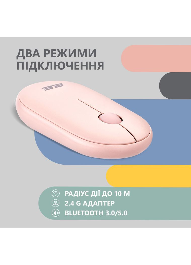 Мышь -MF300WPN MF300 Silent, WL/BT, 2E (362712830)