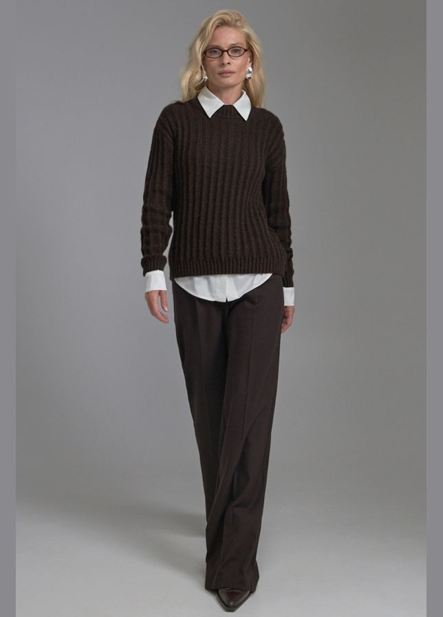 Коричневий демісезонний светр 2880 Bellise