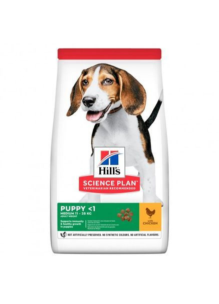 Сухий корм Hills SP Puppy Medium Chicken із куркою для цуценят середніх порід 14 кг (052742025728) Hill's (366424010)