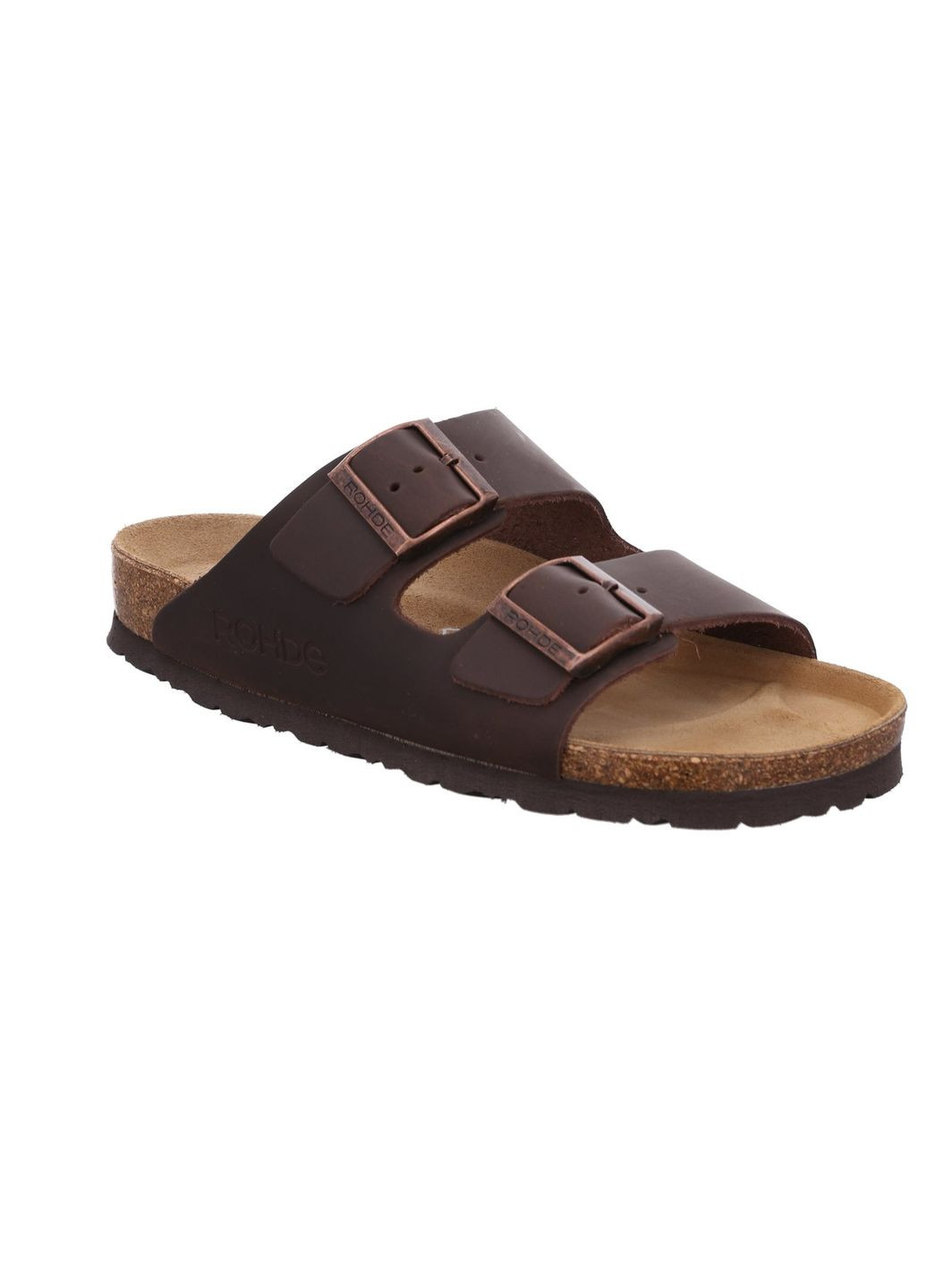 Цветные женские шлепанцы alba темно коричневый 5577 72 (германия) ( ) Rohde