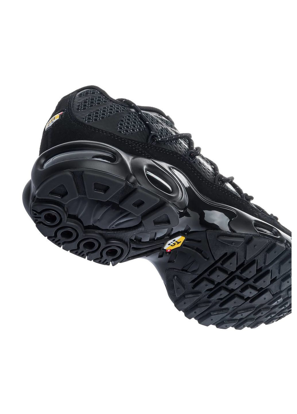 Черные демисезонные кроссовки мужские plus utility black, вьетнам Nike Air Max TN