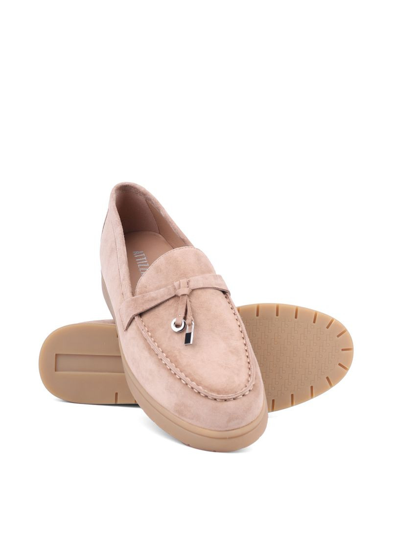 Жіночі Сліпери Y078-935-2 Бежевий Велюр Attizzare (368527919)