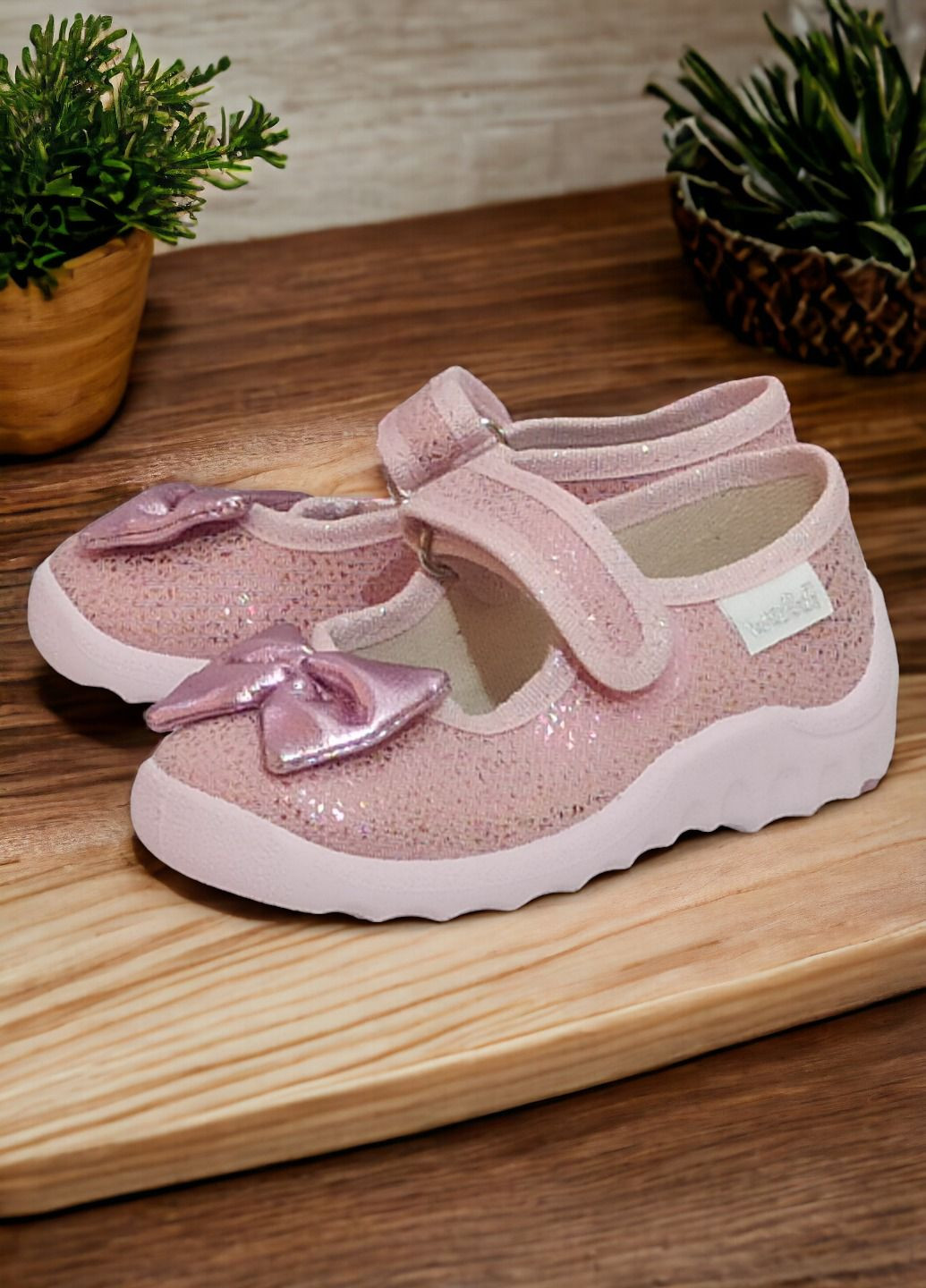 Дитячі ортопедичні тапочки капчики на липучці для дівчинки Waldi (327432066)