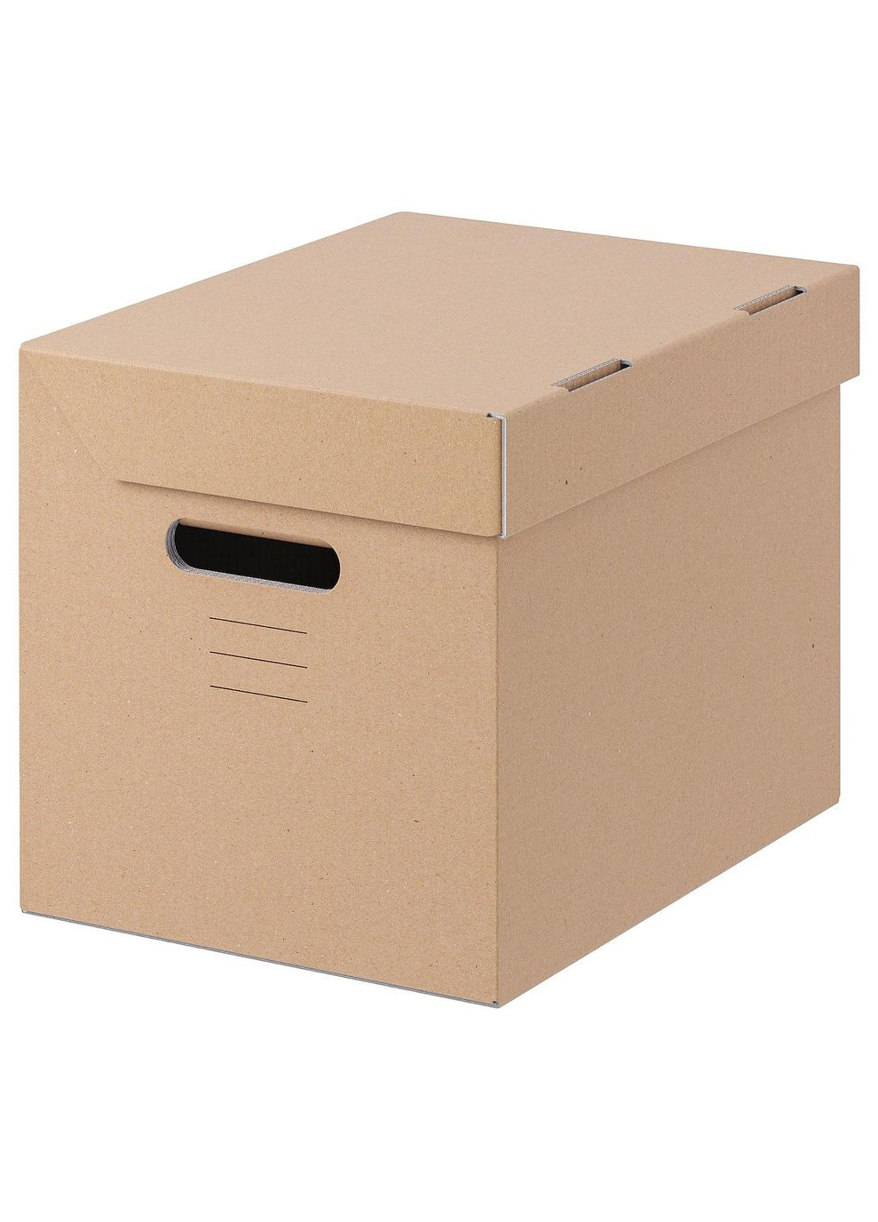 Коробка з кришкою ІКЕА PAPPIS 25х34х26 см (00100467) IKEA (278406266)