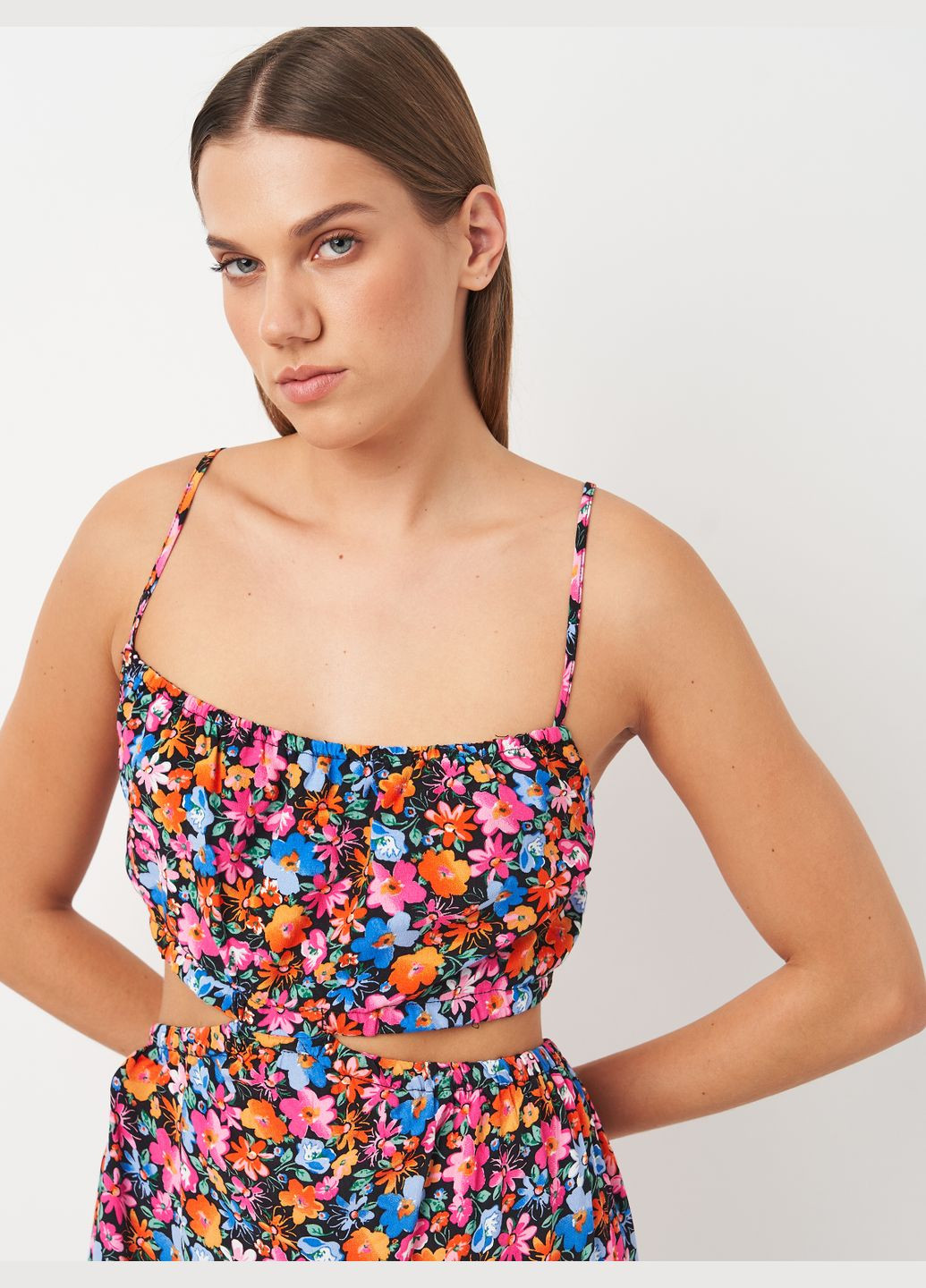 Комбінована кежуал сукня з віскози C&A однотонна