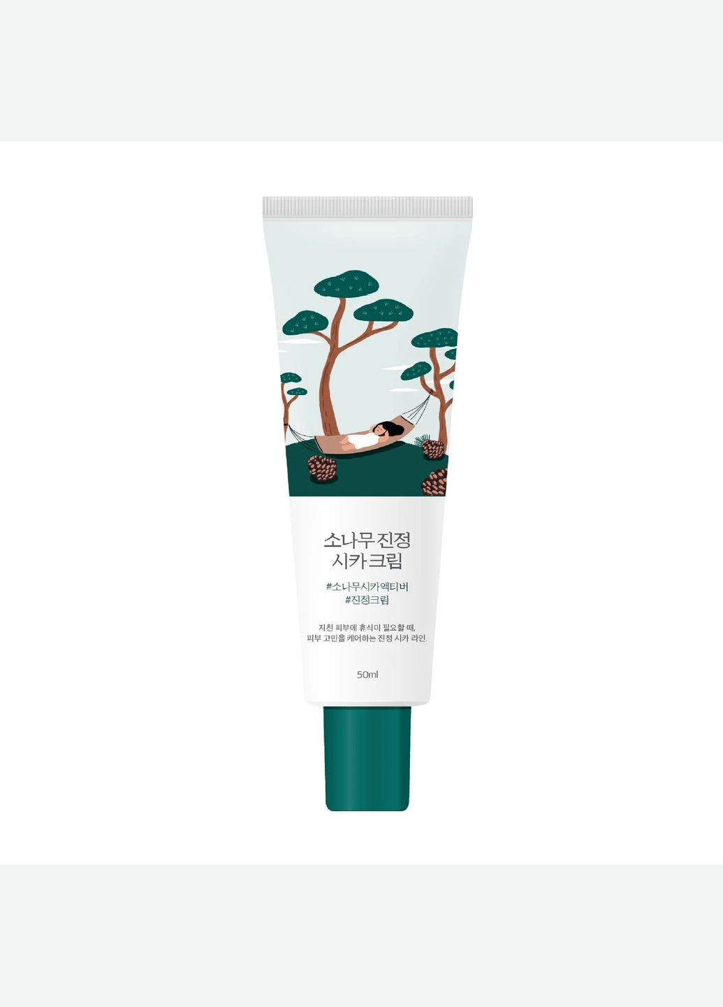 Round Lab Успокаивающий крем с экстрактом игл сосны Pine Calming Cica Cream, 50 мл — Крем, (331289052)