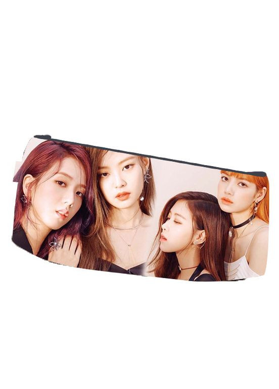 Пенал школьный Блэкпинк Blackpink двухсторонний 22х11 см (pn_0080) No Brand (328446083)