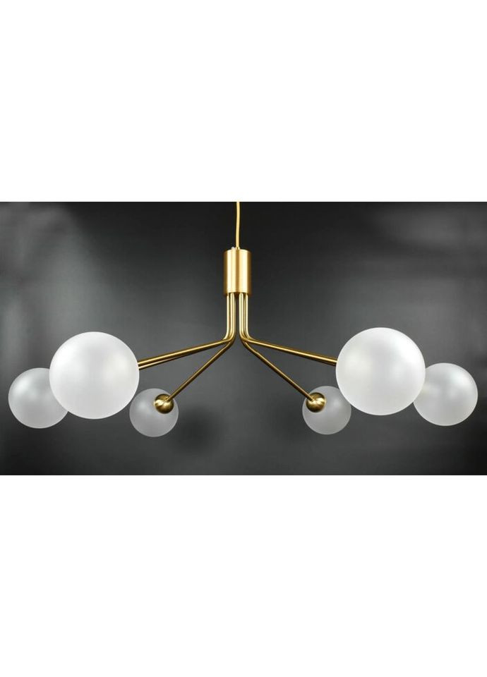 Люстра подвесная на 6 лампочек 26615 Латунь 40-130х90х90 см. Sunnysky (335975000)