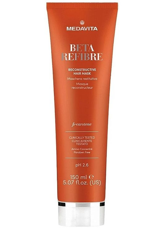 Восстановительная маска для поврежденных волос Beta Refibre Recontructive Hair Mask 500ml (1176456-2008018) Medavita (368865922)