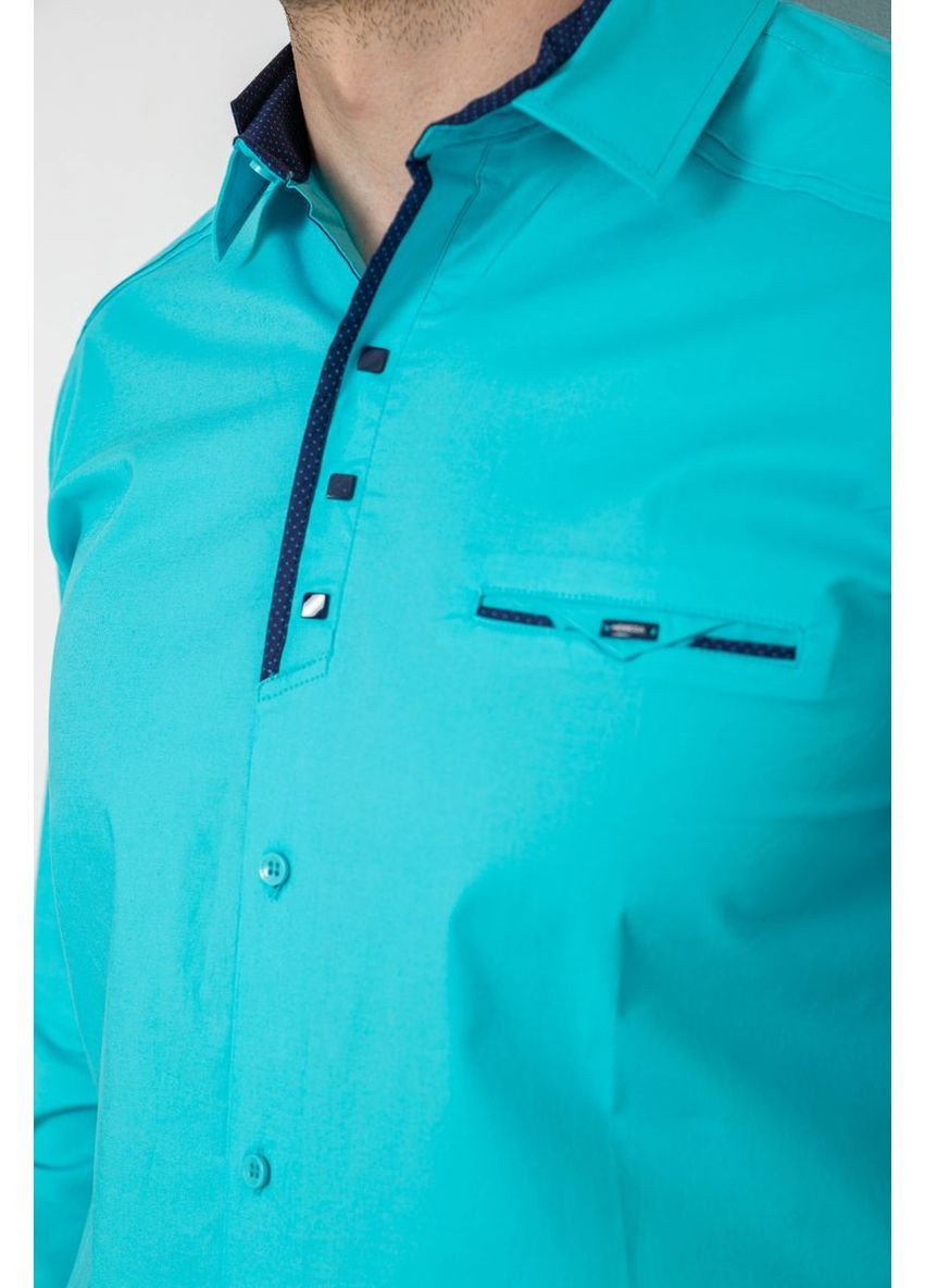 Бирюзовая рубашка Ager
