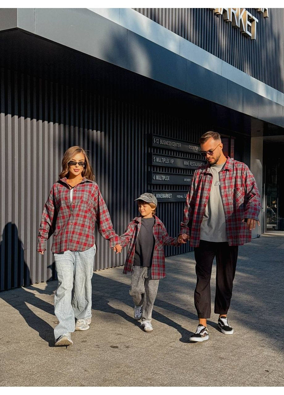 Чоловіча сорочка в клітинку No Brand (360891937)