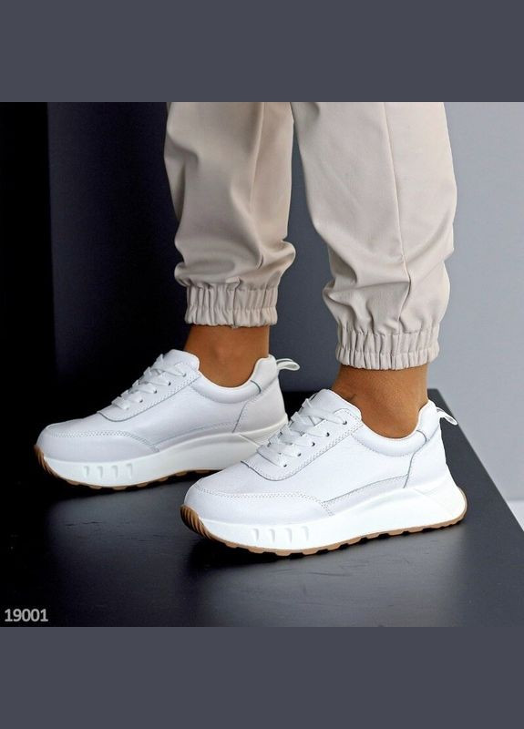 Білі шкіряні жіночі кросівки, білі кросівки KDSL Anthracite білі демісезони (315678578)