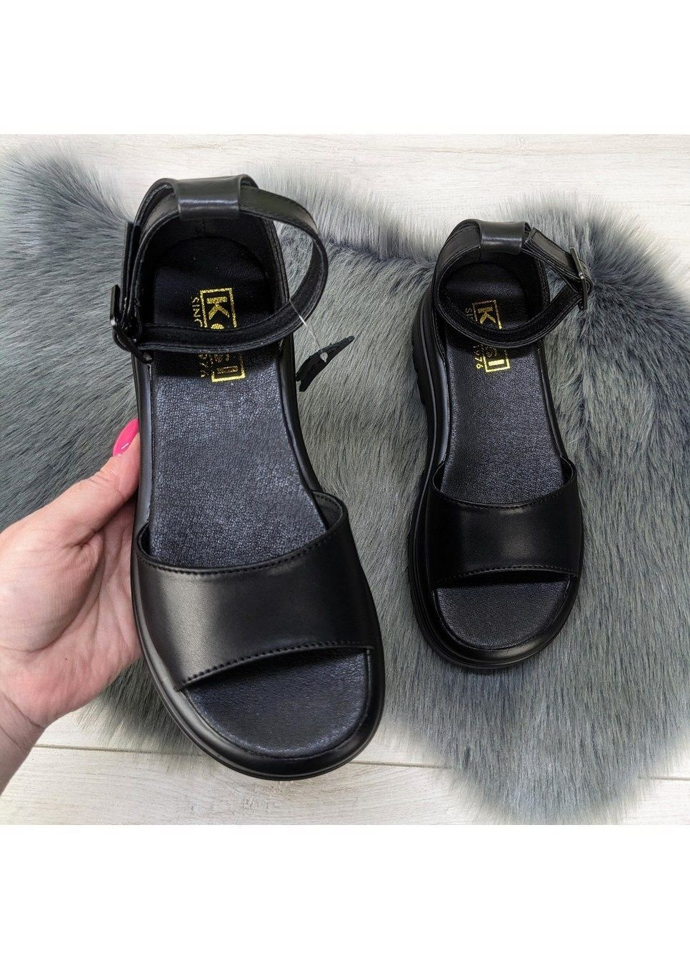 Босоніжки жіночі шкіряні Kadisailun (295261415)