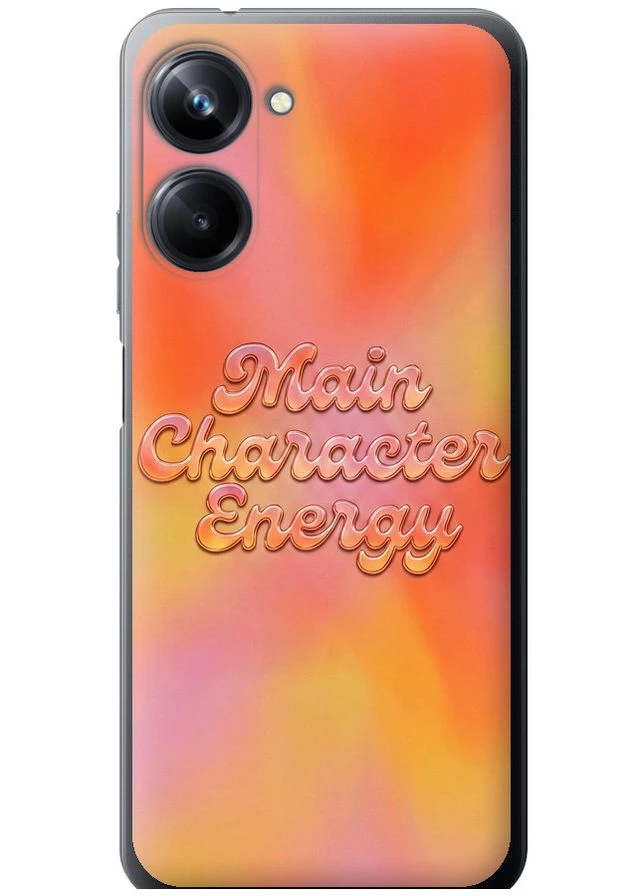 Силиконовый чехол 'Aura Gradient Main Character Energy Aesthetic Y2K' для Endorphone Realme 10 Pro (381197992)